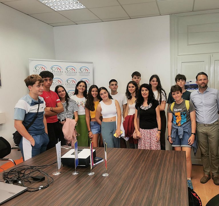 La CAN Costiera si presenta agli allievi del progetto Erasmus+